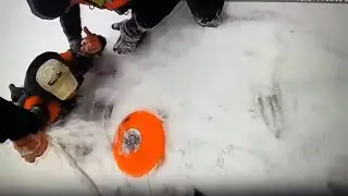 Michigan authorities rescue 65-year-old man after he fell through ice at lake