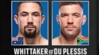 Robert “The Reaper” Whittaker vs. Dricus “Stillknocks” Du Plessis walkouts & intros.