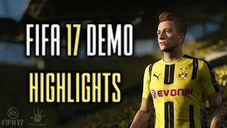 FIFA 17 DEMO PC HIGHLIGHTS (INSANE Knuckleballs, Longshots, Swaz and more..!)