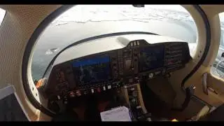 Diamond Aircraft DA62 - POV Cockpit Landing Paamiut Greenland [2K]