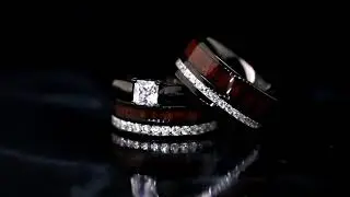 Koa wood rings set. Luxury for affordable price.