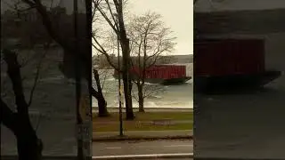 Barge in English Bay