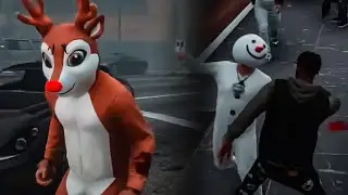 ScumTK Gets Chased By A Possessed Reindeer and Snowman For 1 Hour and 16 Minutes (GTA RP)