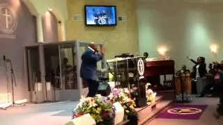 Pastor Melvin Lyons taking them to church in St. Louis, Mo