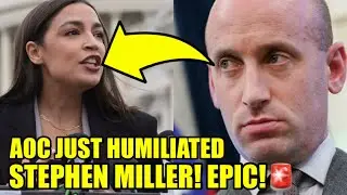 AOC DROPS BOMB On Stephen Miller, Goes MEGA-VIRAL🚨