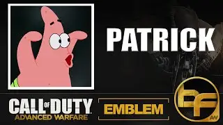 COD Advanced Warfare Emblem Tutorial #113 - Patrick Star ( SpongeBob )