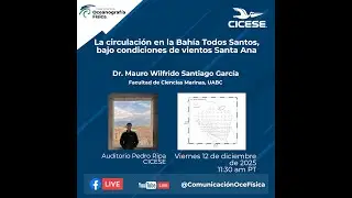La circulación en la Bahía Todos Santos, bajo condiciones de vientos Santa Ana.