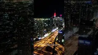 One night in Dubai🗼| UAE🇦🇪#visitdubai #dubai #skyscraper #dubainight #dubaitraveldiaries