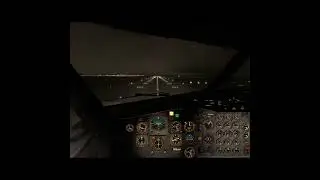 SMOOTH Night Landing into Seattle in the FSS 727