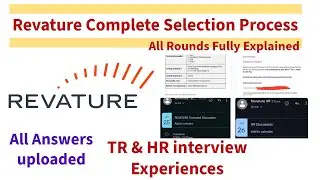 Revature Selection Process 🥰| Interview Experience | Coding Answers |Software Engineer |Free Answers