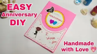 How to Make a Beautiful Anniversary Card | DIY Greeting Card | Paper Crafts 2025 