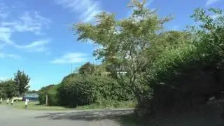 Driving Along Church Lane, Broadwas, Worcestershire, England 2nd August 2015