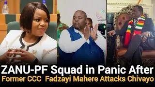 BREAKING🔥|Отряд ZANU-PF в панике после того, как бывший пресс-секретарь CCC Фадзайи Махере напал ...