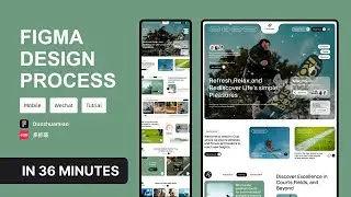 Sports Competition Club Landing Page Design! Free Design Resources!  Figma Drawing Process!