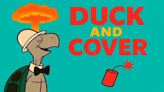 1951 &lsquo;Duck and Cover&rsquo; in COLOR 🎨 | Restored Cold War Cartoon
