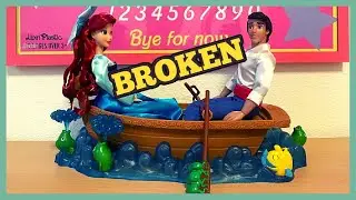 ARIEL MONTH | Ariel and Eric Boat Disney Store Deluxe Gift Set | Unboxing and Review