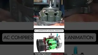 AC Compressor working animation #3d #design #car #compressor #animation #automobile #mechanic