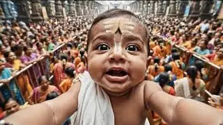 திருப்பதியில் என் ஒருநாள் (With Comedy Twist)#ai #funny #baby #aifunny #devotional