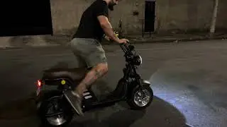 TESTE ILUMINAÇÃO SCOOTER ELÉTRICA 