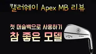 캘러웨이 Apex MB 리뷰! 첫 머슬백 도전이라면 요녀석 괜춘합니다! callaway Apex MB review