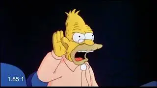 THX The Simpsons But the Aspect Ratio Changes Between Shots