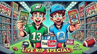 Live Football Card Ripping & Bonus HOBBY Box