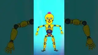 Skeleton Robot Break Dance Show #skeletons #shorts #halloween