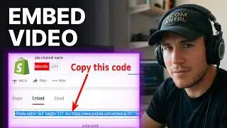 How to Embed Video on Shopify Page (2026) | Theme Editor