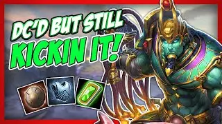 FIGHTING BACK FROM 4 LVL DIFF! - Smite Osiris solo Gameplay