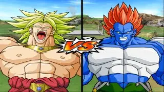 DBZ Budokai Tenkaichi 3 - Single Battle | Broly Legendary SSJ vs Android 13 Fusion