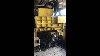 ShredTech ST100 Tire Shredder Shredding Tires