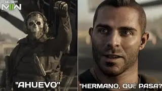 Каждый раз SOAP и GHOST говорят по-испански в Call Of Duty: Modern Warfare II