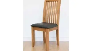 Westfield Black Leather Dining Chair