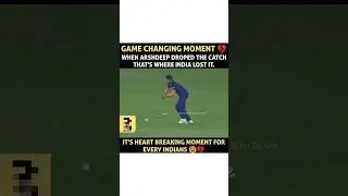 arshdeep singh catch drop india loss the match