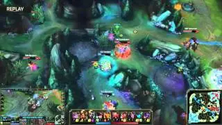 CLG vs TSM Long Skirmish Teamfight Game 2 NA LCS Finals 2016