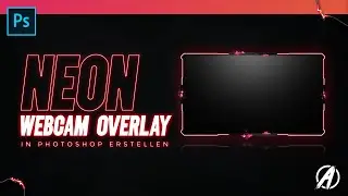 Neon Facecam Rahmen (Webcam overlay) erstellen | Photoshop Tutorial