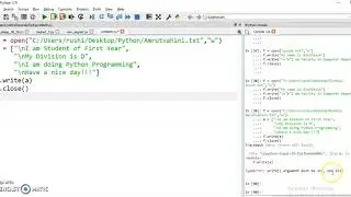 File Handling 4 (write function and append mode) by Programming With Python