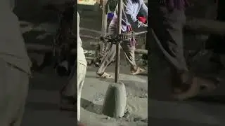 Water pump boring #shorts #hardwork #reels #construction #machine