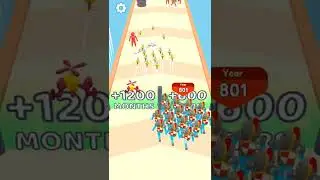 CROWD EVOLUTION gameplay l All levels l #shorts  #games #ytshorts  #running  #viral #android
