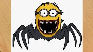 How to draw minion exe 2.0 monster horror
