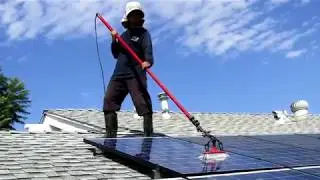 Los Angeles Solar Panel Cleaning Service Customhomedetailing.com 310-955-8760