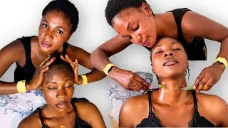 Fast and Aggressive Indian Head Scratch Massage, Nape, Neck, Adam’s Apple, Feet, Armpit, Massage 