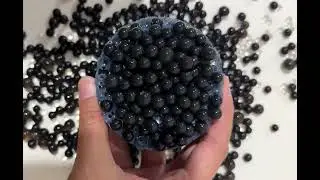 Black Beads Slime Pressing Deep Relaxing ASMR |Fidget Toy Compilation #asmr #satisfying #stressfree 