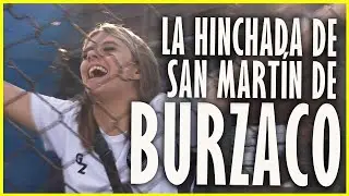 La hinchada de San Martín de Burzaco