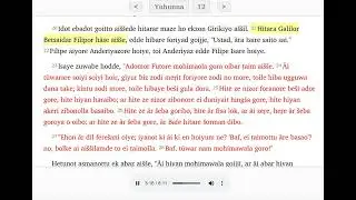 Yuhunnar leka Ku&scaron;ir h&oacute;bor Ruku 11-13 / Gospel of John in Rohingya 11-13