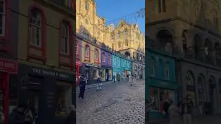 Edinburgh in December 🎄 | Victoria Street & Harry Potter Store Queue
