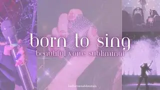 born to sing ✨/ improve singing voice subliminal 🎤
