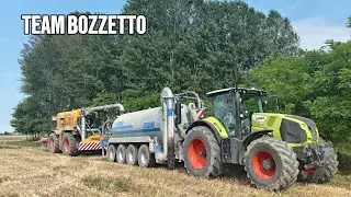 INTERRAMENTO DIGESTATO | Claas xerion 4200 Saddle Trac Zunhammer Zuni-X-Trac | Team Bozzetto