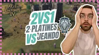 VOUS ME 2v1 ! 2 PLATINE vs Jeando qui gagne ? Age of Empires IV