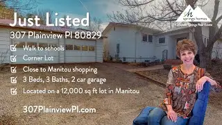 Walkthrough Tour of 307 Plainview Pl Manitou Springs CO 80829 🏡by Jennifer Boylan of Springs Homes